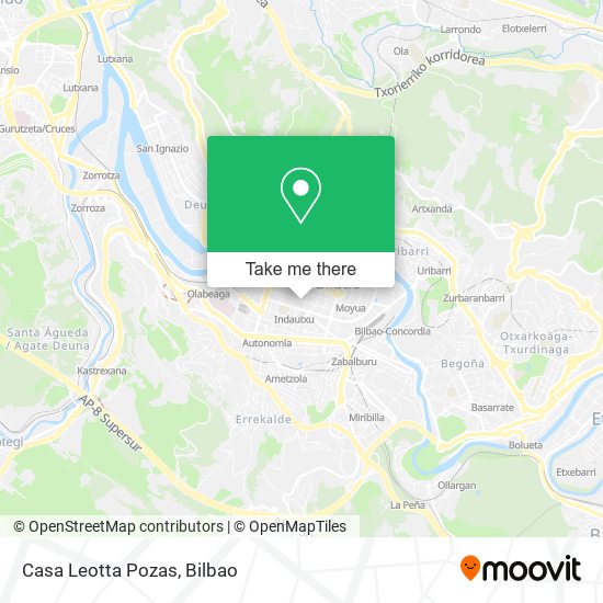 Casa Leotta Pozas map