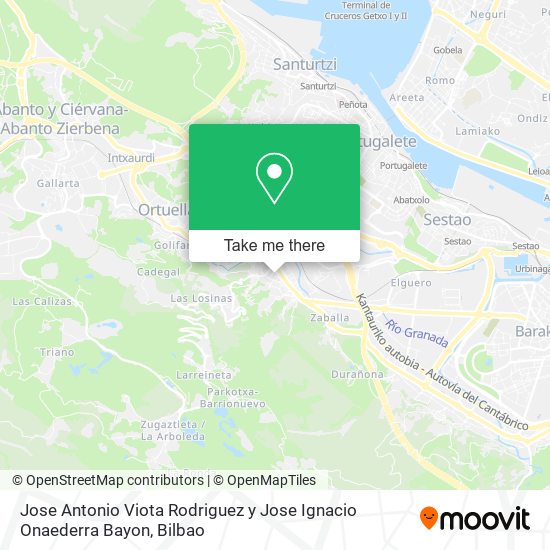 Jose Antonio Viota Rodriguez y Jose Ignacio Onaederra Bayon map