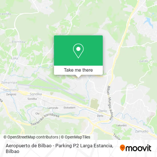 Aeropuerto de Bilbao - Parking P2 Larga Estancia map