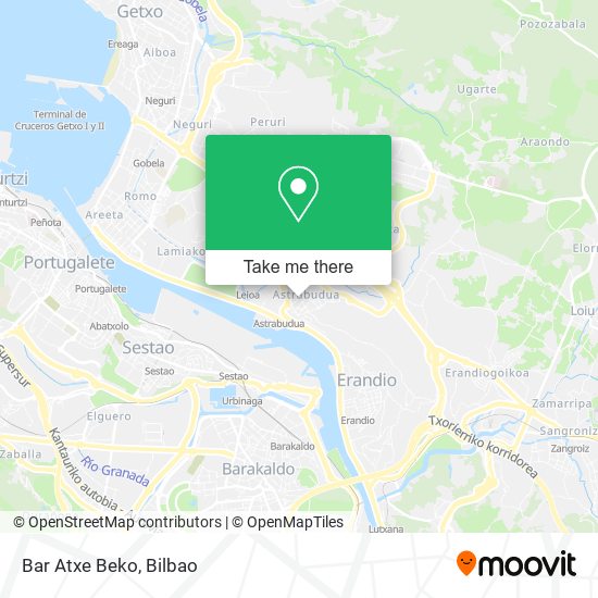 Bar Atxe Beko map