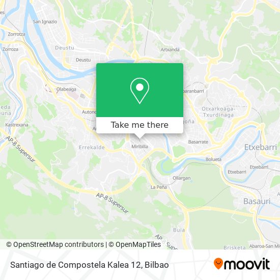 Santiago de Compostela Kalea 12 map