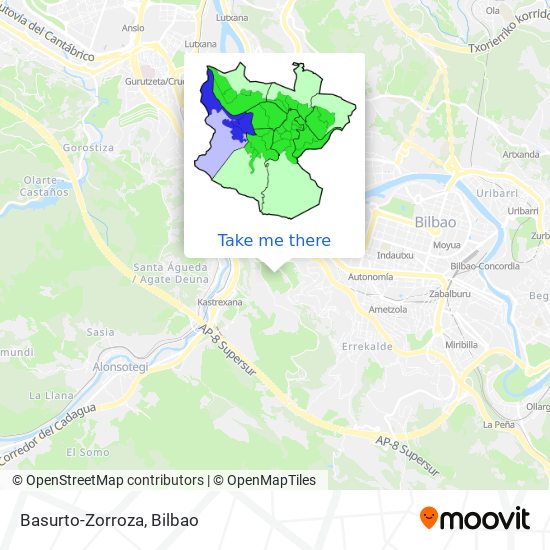 Basurto-Zorroza map