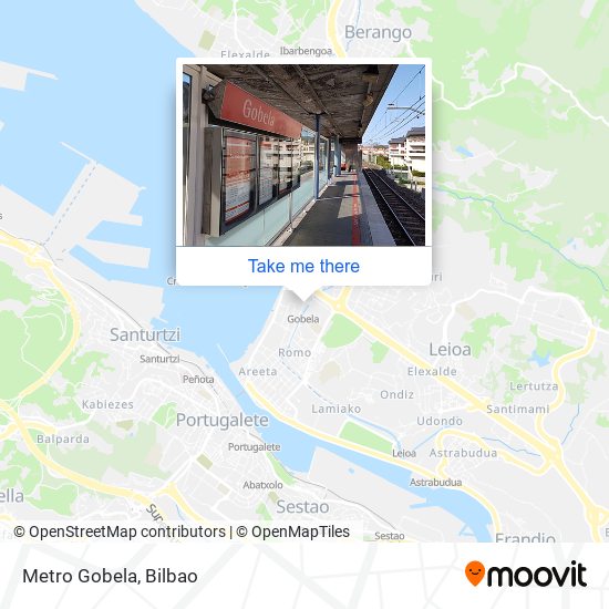 mapa Metro Gobela