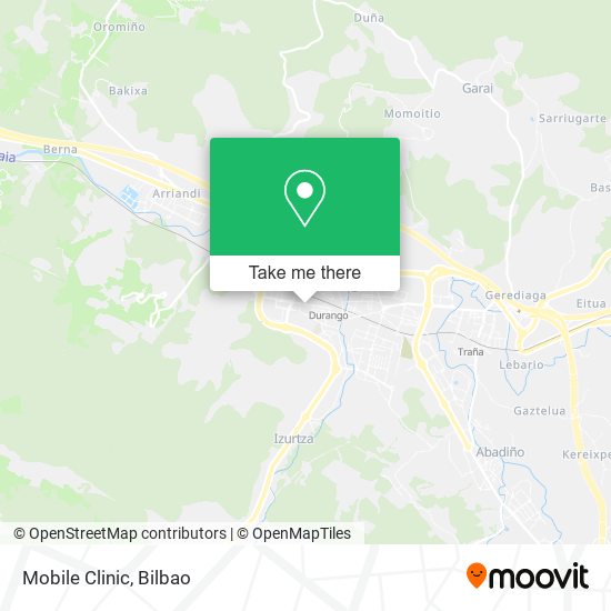 Mobile Clinic map