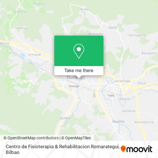 Centro de Fisioterapia & Rehabilitacion Romarategui map