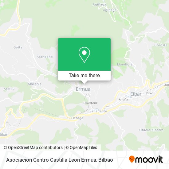 Asociacion Centro Castilla Leon Ermua map