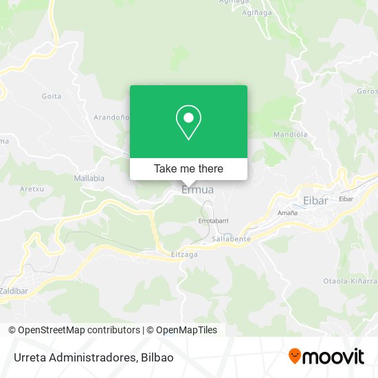 mapa Urreta Administradores