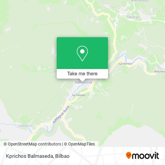 Kprichos Balmaseda map