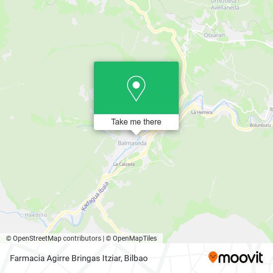 Farmacia Agirre Bringas Itziar map