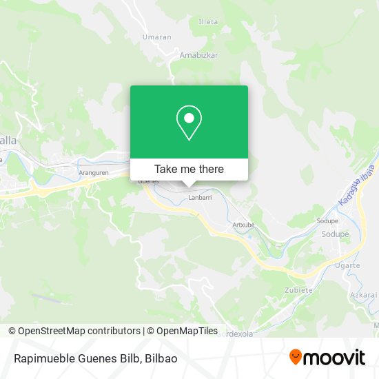 Rapimueble Guenes Bilb map