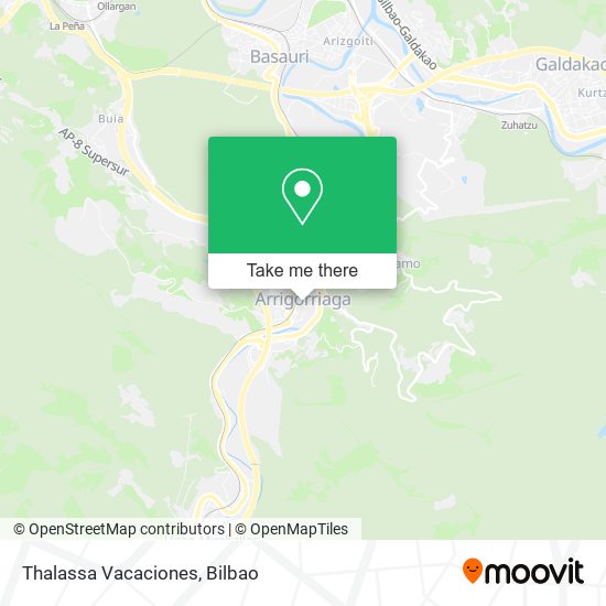 Thalassa Vacaciones map