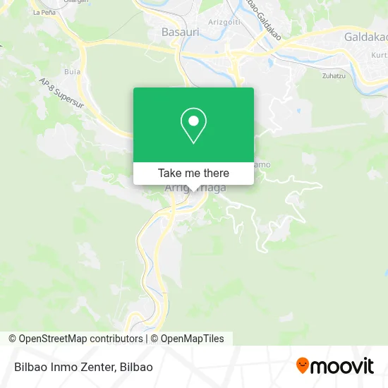 Bilbao Inmo Zenter map