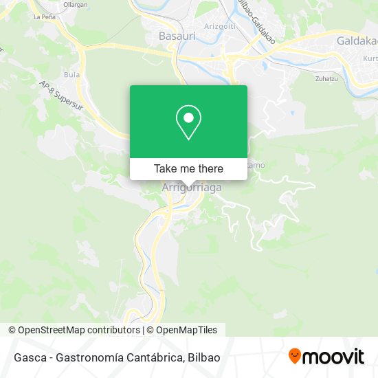 Gasca - Gastronomía Cantábrica map