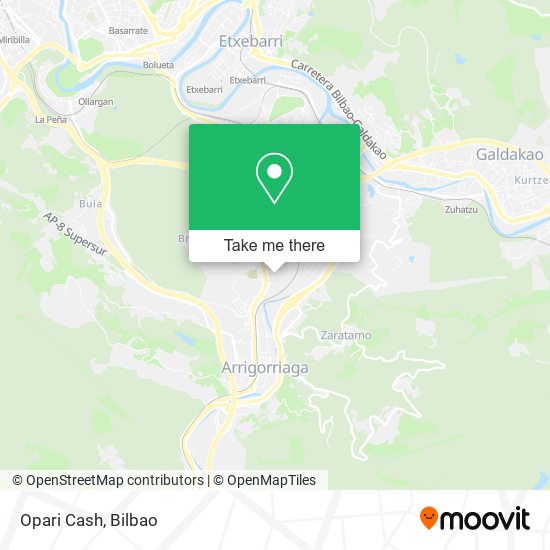 Opari Cash map