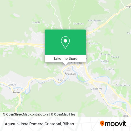 Agustin Jose Romero Cristobal map