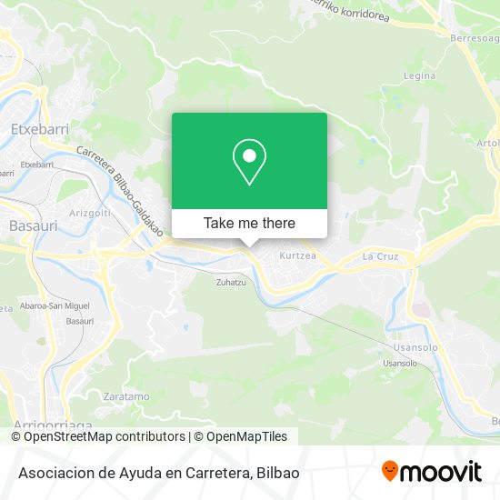 Asociacion de Ayuda en Carretera map