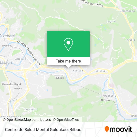 Centro de Salud Mental Galdakao map