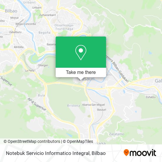Notebuk Servicio Informatico Integral map
