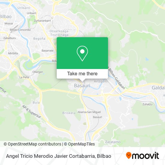 Angel Tricio Merodio Javier Cortabarria map