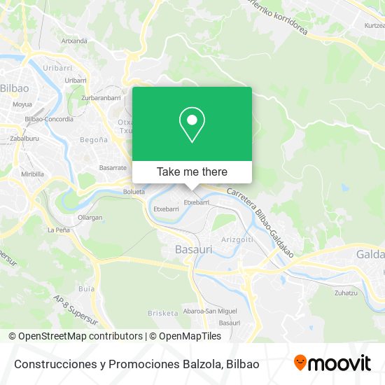 Construcciones y Promociones Balzola map