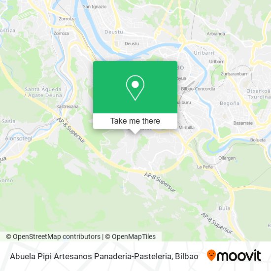 Abuela Pipi Artesanos Panaderia-Pasteleria map