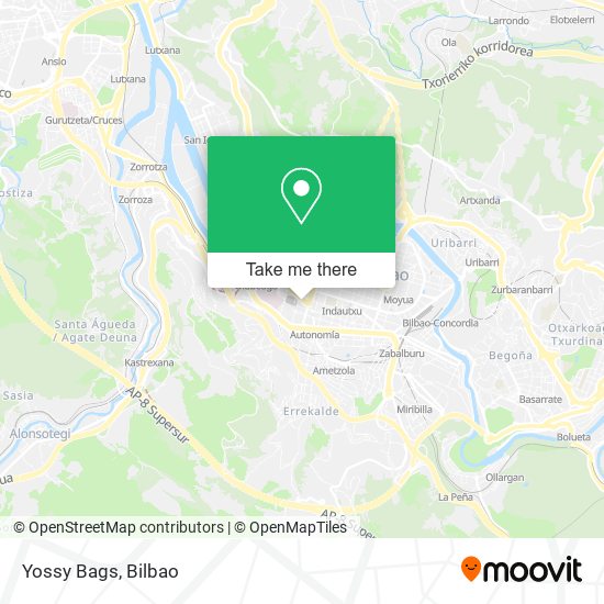 Yossy Bags map