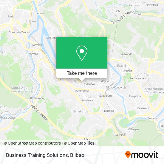Business Training Solutions map