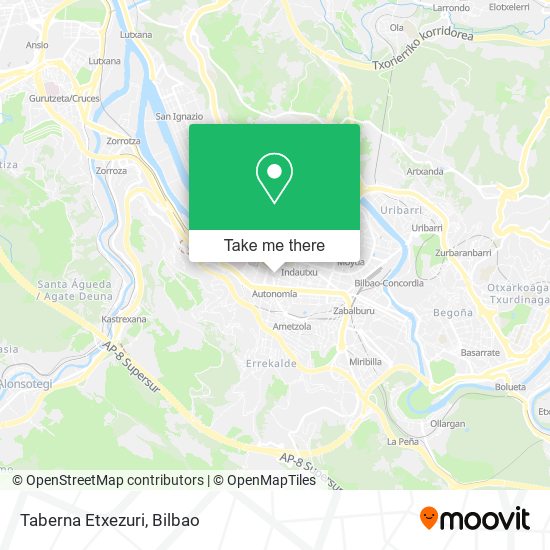 Taberna Etxezuri map