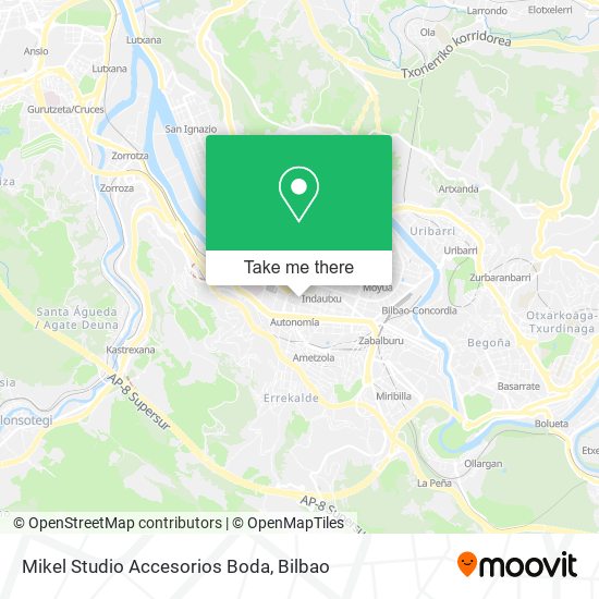 mapa Mikel Studio Accesorios Boda