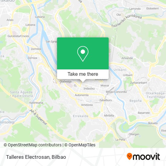 Talleres Electrosan map