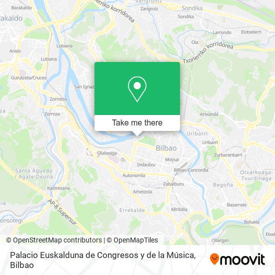 Palacio Euskalduna de Congresos y de la Música map