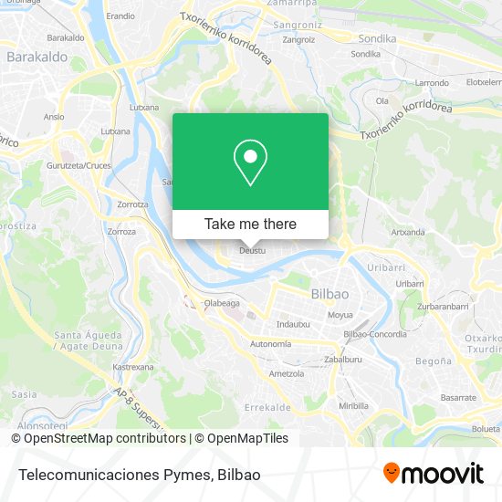 Telecomunicaciones Pymes map