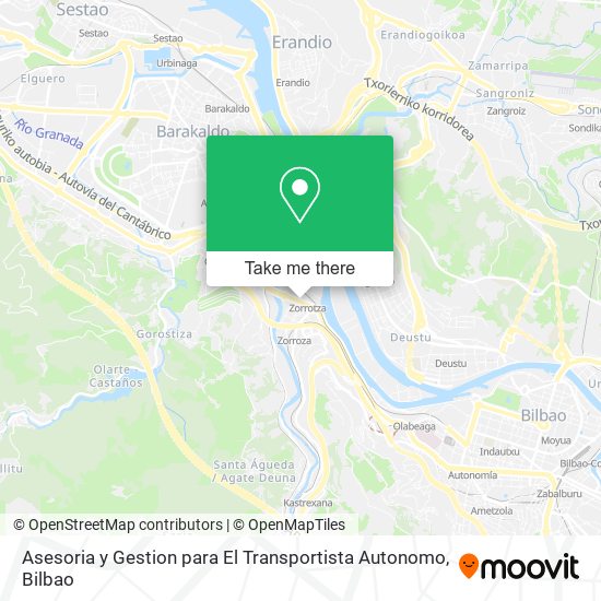 Asesoria y Gestion para El Transportista Autonomo map