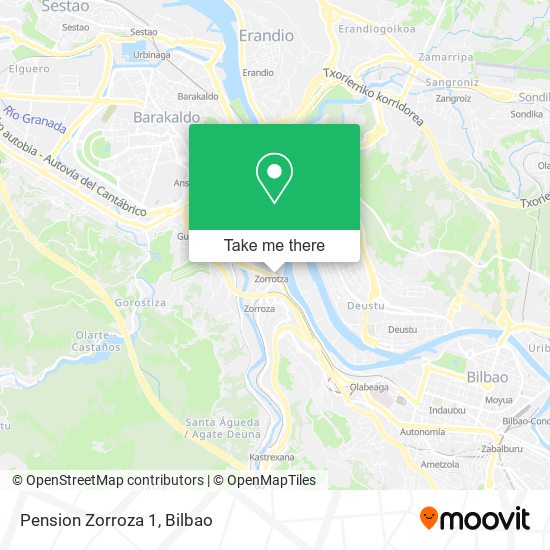 Pension Zorroza 1 map