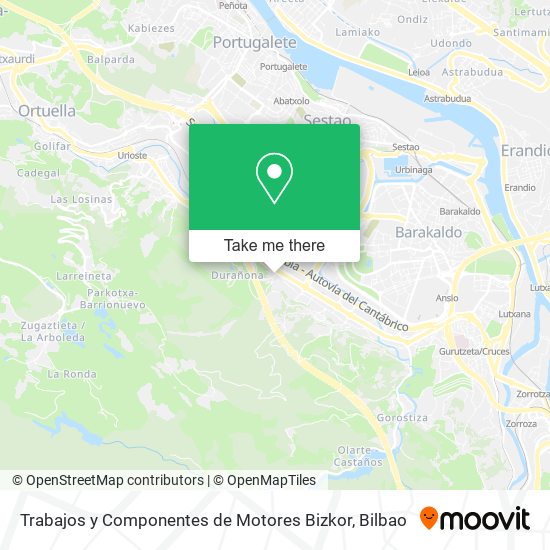 Trabajos y Componentes de Motores Bizkor map