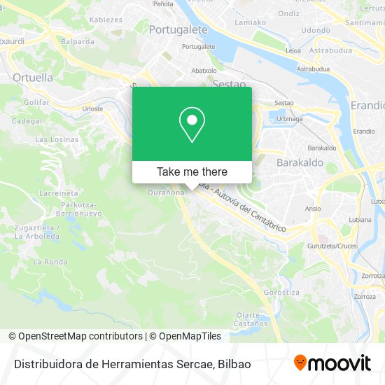 Distribuidora de Herramientas Sercae map