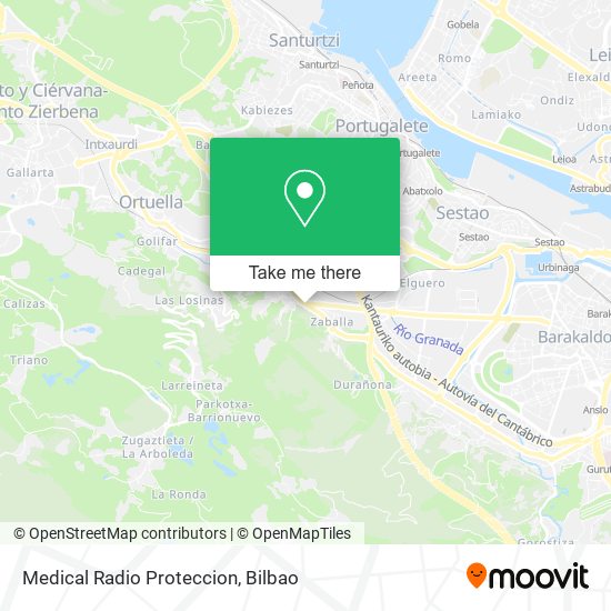 Medical Radio Proteccion map