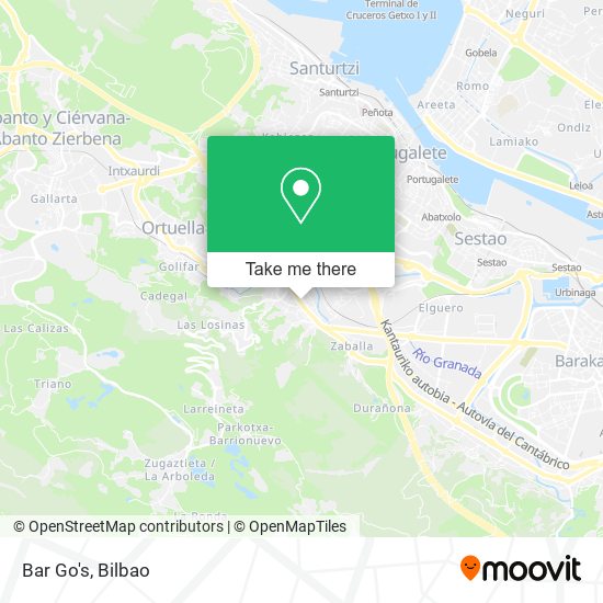 mapa Bar Go's