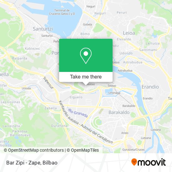 Bar Zipi - Zape map