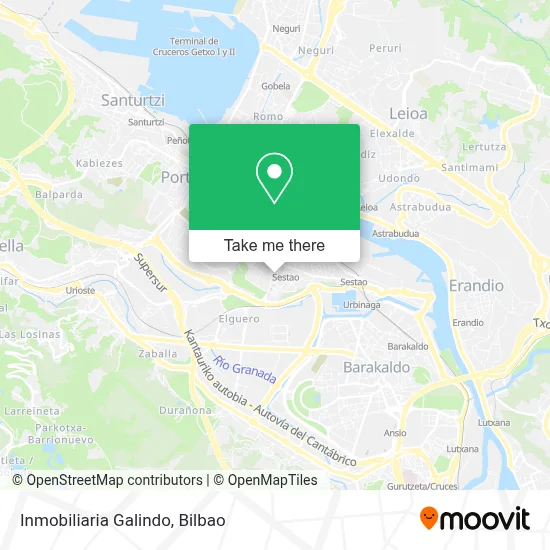 Inmobiliaria Galindo map