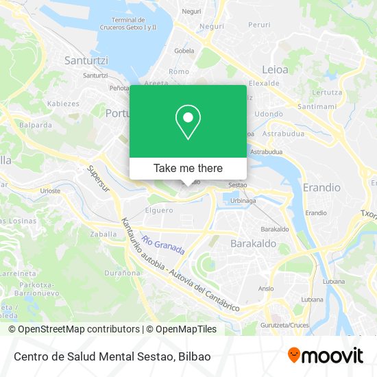 Centro de Salud Mental Sestao map