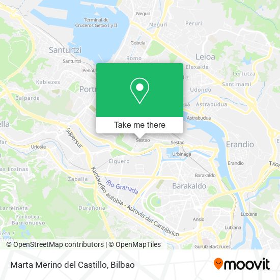 Marta Merino del Castillo map