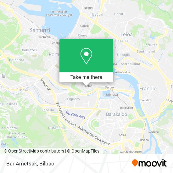 mapa Bar Ametsak