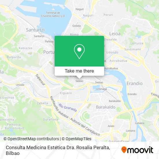 mapa Consulta Medicina Estética Dra. Rosalia Peralta