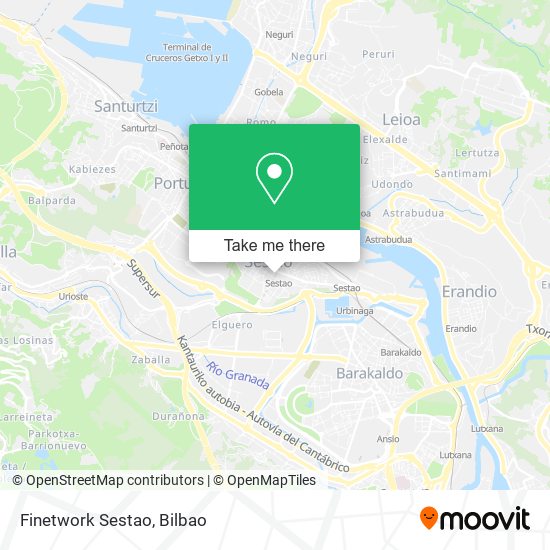 Finetwork Sestao map