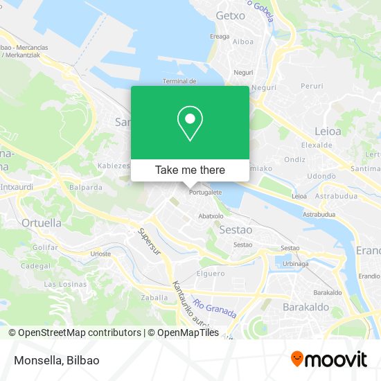 Monsella map