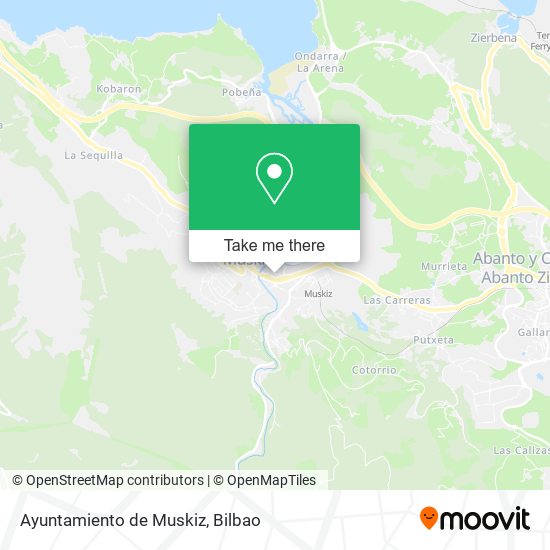 mapa Ayuntamiento de Muskiz