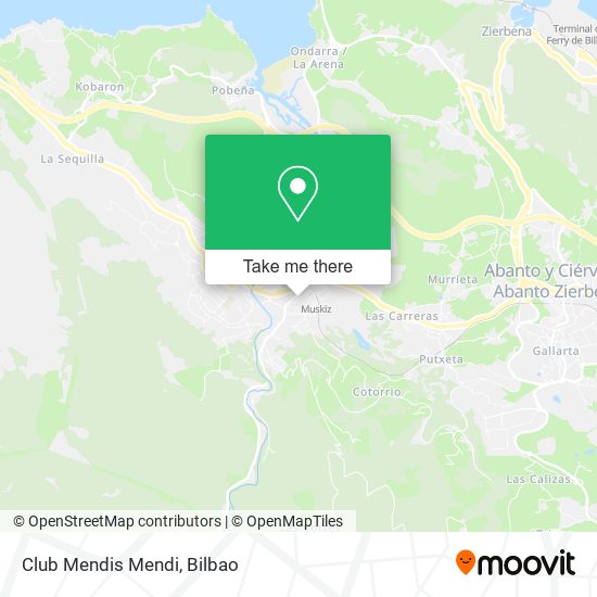 Club Mendis Mendi map