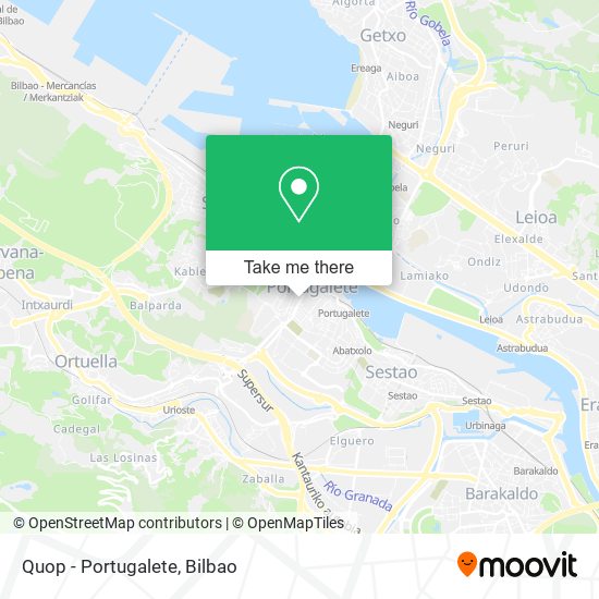 mapa Quop - Portugalete