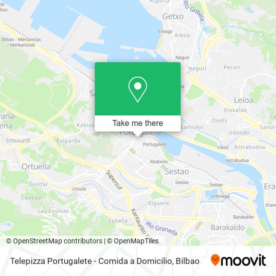 Telepizza Portugalete - Comida a Domicilio map